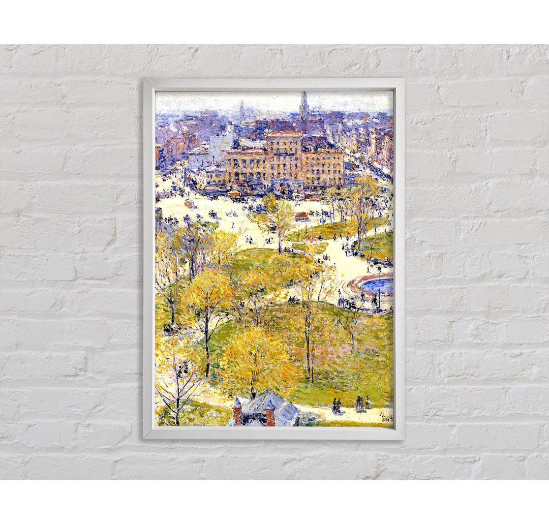 Hassam Union Square In Spring - Single Picture Frame Kunstdrucke auf Leinwand