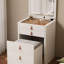 Tabouret roulant avec tiroirs de rangement fonctionnels pour meuble-lavabo avec rangement fonctionnel - Arrtle Furniture