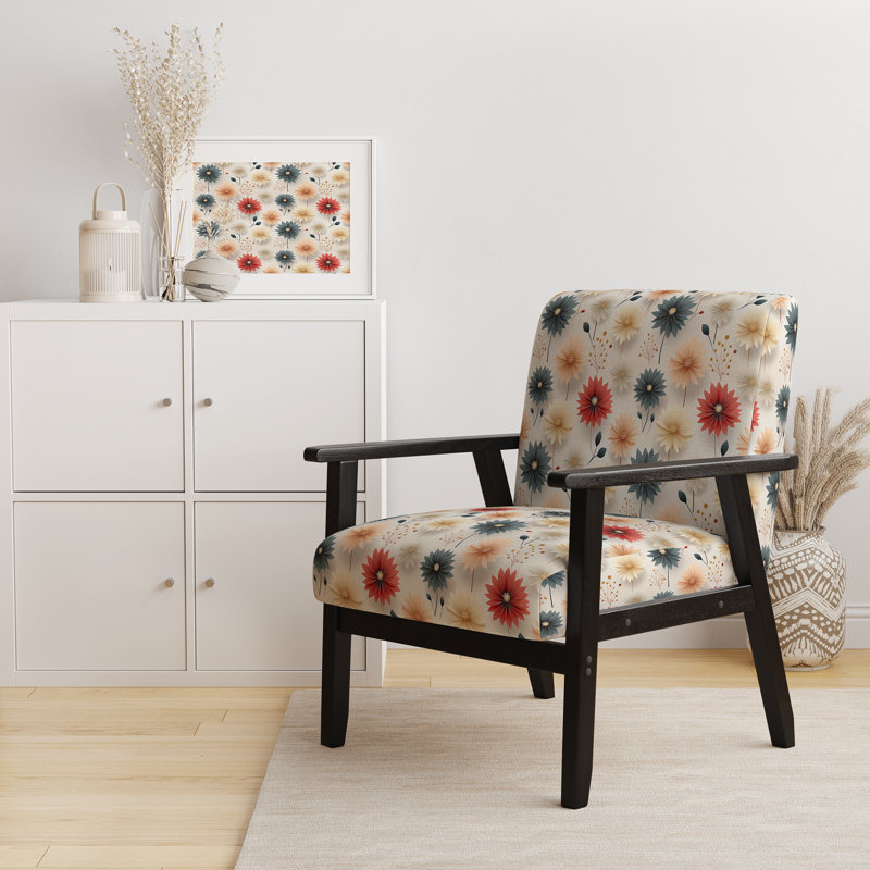 Fauteuil d'appoint rembourré Cottage Carnation