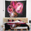 Tapisserie de bureau fractale rouge Abstract-28502932