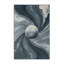 Tapis gris moelleux à motif abstrait moderne et contemporain-933518434