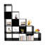 Étagère d'angle en forme de L avec 15 cubes-930091807-930091873