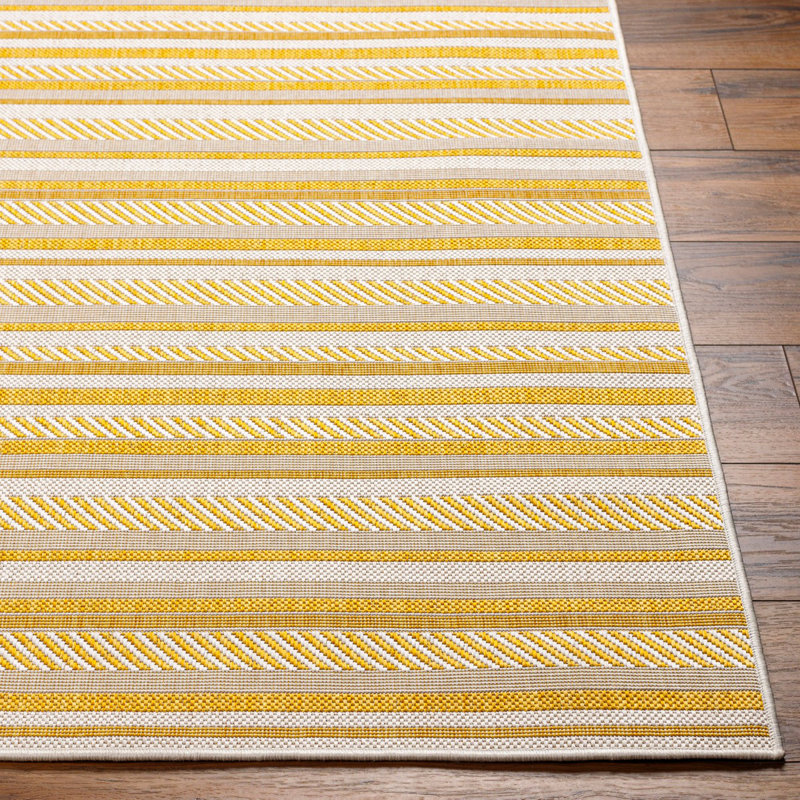 Beyanka Striped Machine Tufted Area Rug, Rectangle 200 x 275 cm