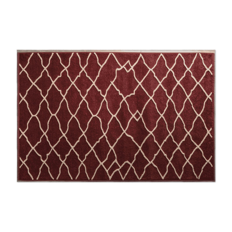 Tapis brun intérieur et extérieur Trellis