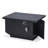 Chelsea Rectangle Aluminum Propane Smokeless Fire Pit Table with Hidden Fuel Tank-1138056756