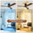 Nicola 52" 3-Blade Ceiling Fan-1789334595