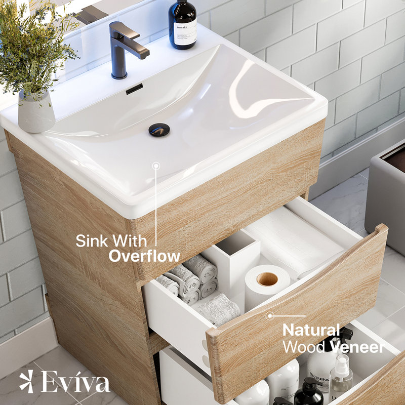 Caddric 25" Single Bathroom Vanity Set