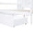 Full Size Daybed With Desk And 3 Drawers - White Pinewood For A Cozy Bedroom Large Side Compartments Pine Construction-1026865907-1026865909