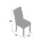 Chaise parsons Arruda-1354135878