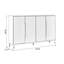 Rangement pour chaussures en alliage d'aluminium blanc