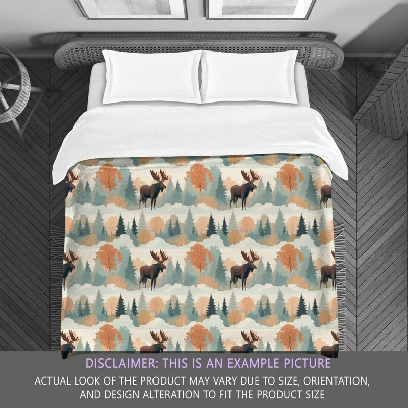 Literie Moose Forest, Édredon simple