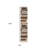 11' Slate Patchwork Power Loom Stain Resistant Runner Rug