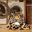  Tapis lavable à motif de gros chats Léopard-1004322479