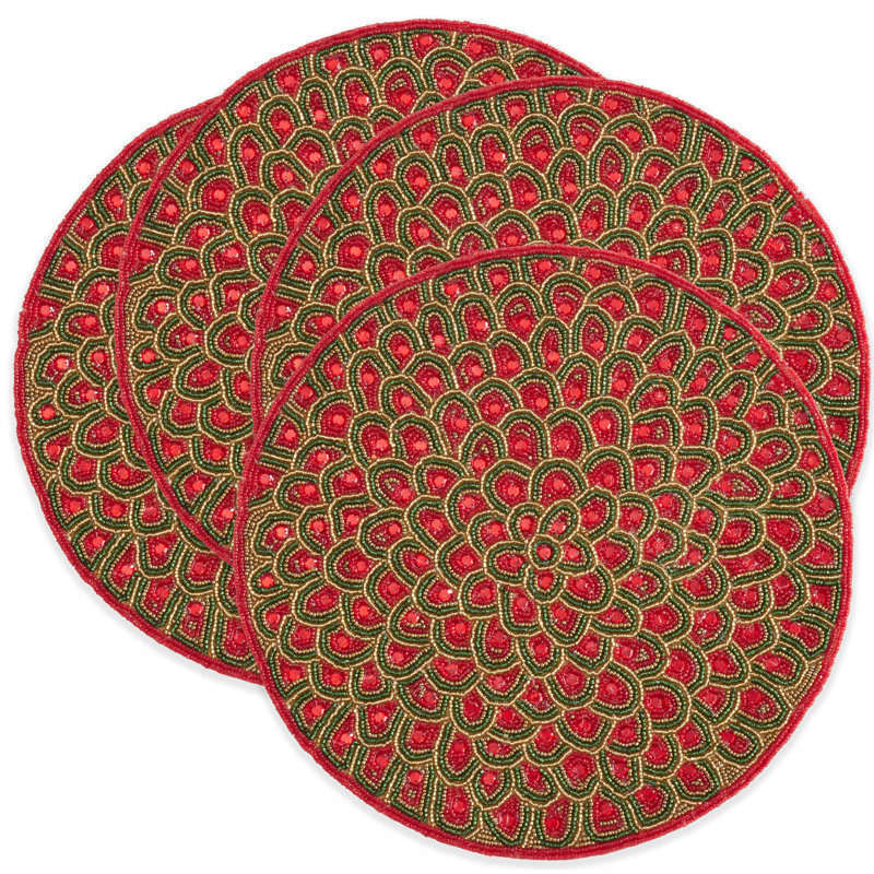 Beckson Geometric Round Placemat