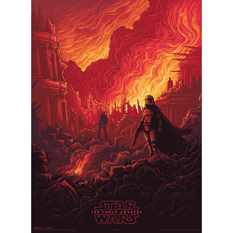 Star Wars The Force Awakens, H 18 po x l 13 po