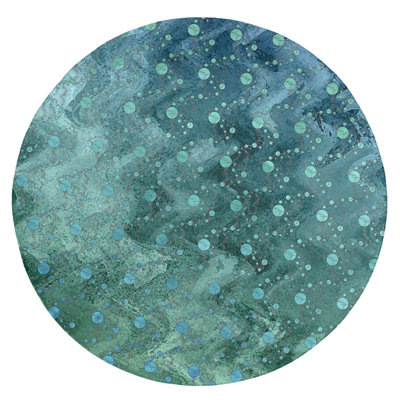 Chenille Polka Dots Indoor Rug