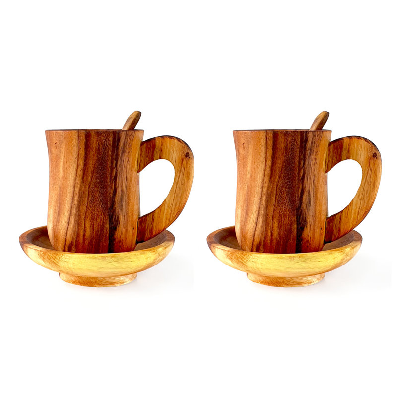 Taille de la tasse, de la cuillère à café et de la soucoupe / ensemble 3 po: 3 po, 2