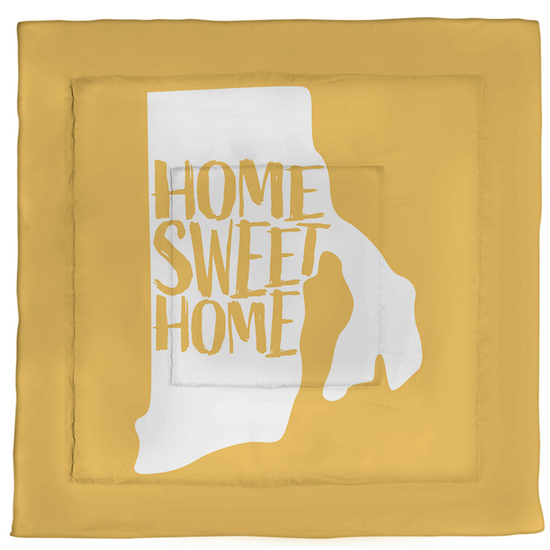 Rhode Modern & Contemporary Polyester Percale Comforter, Twin Comforter  , Yellow