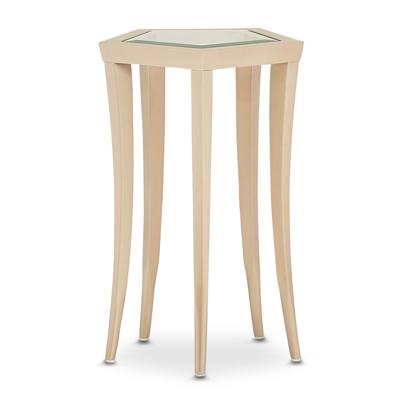La Rachelle Glass End Table
