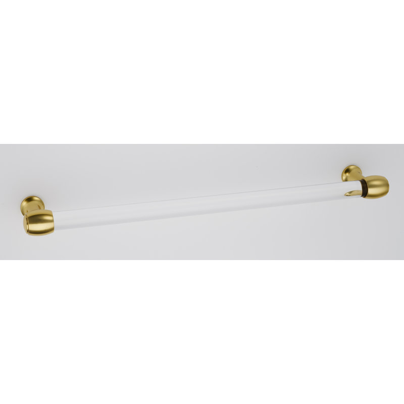 Poignée barre 18 po Royale, Laiton satiné, 18"