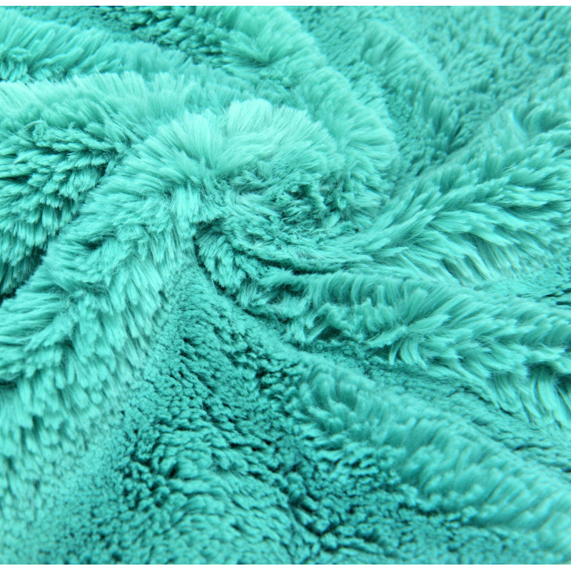 Housse de coussin lourd en fausse fourrure, H 20 pi x l 20 pi, Sable d'Antigua