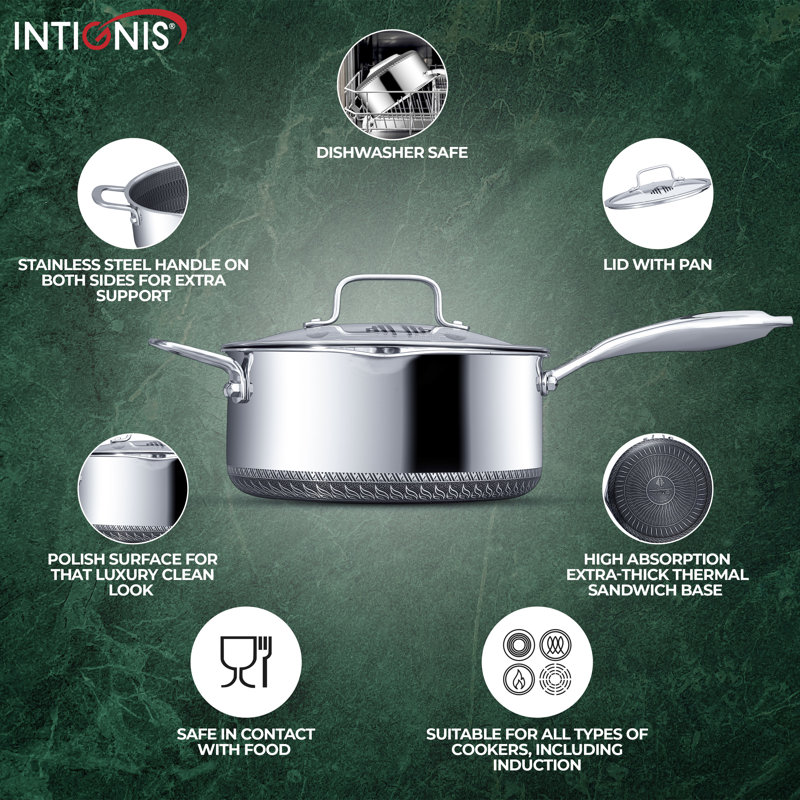 4L Stainless Steel Saucepan