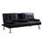 65.75'' Faux Leather Convertible Sofa-1772910636