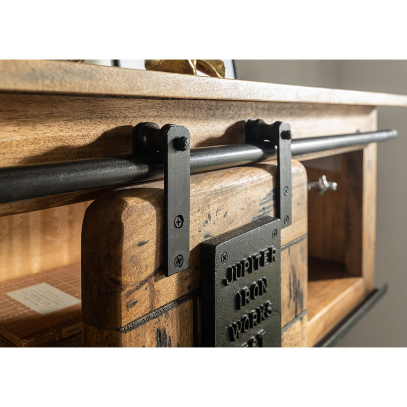 Railway Mango Solid Wood Floating Shelf
