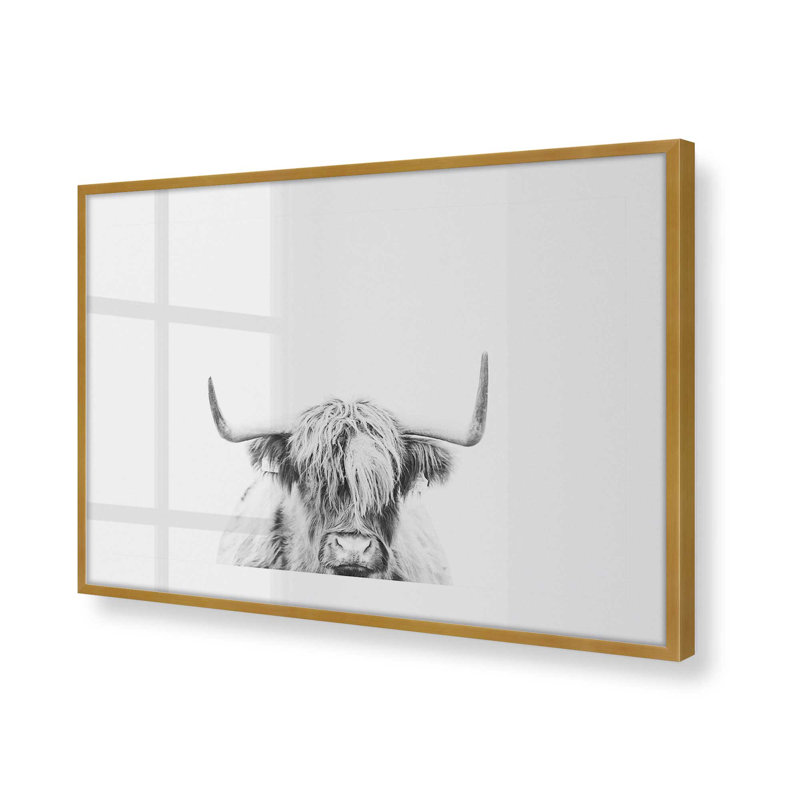 Imprimé Highland Pride, Cadre doré poli, H 19,25 po x l 25,25 po x P 1,25 po