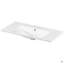 [Lavabo seulement] Lavabo de salle de bain rectangulaire en résine 3 trous 36 po x 18 po, lavabo de meuble-lavabo seulement, pour robinet central de 4 po