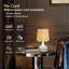 Lampe de table sans fil Boho beige, abat-jour en osier festonné, batterie rechargeable 5200 mAh, à 3 voies à intensité variable, DEL intégrée intégrée de 320 lumens maximum, pour le salon de chevet