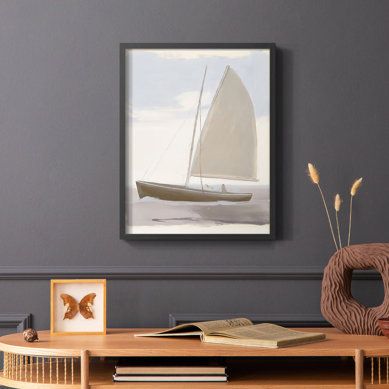 Série NAUTICAL CLxxvi - reproduction encadrée de qualité supérieure - prête à être accrochée - aucun clou requis