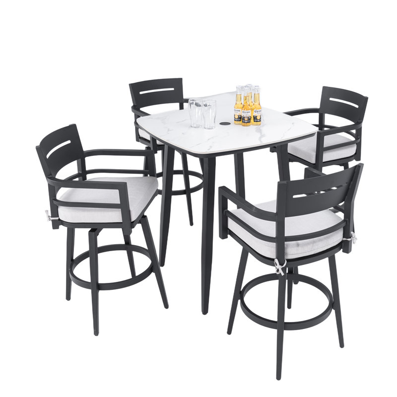 Ensemble de bar d'extérieur moderne