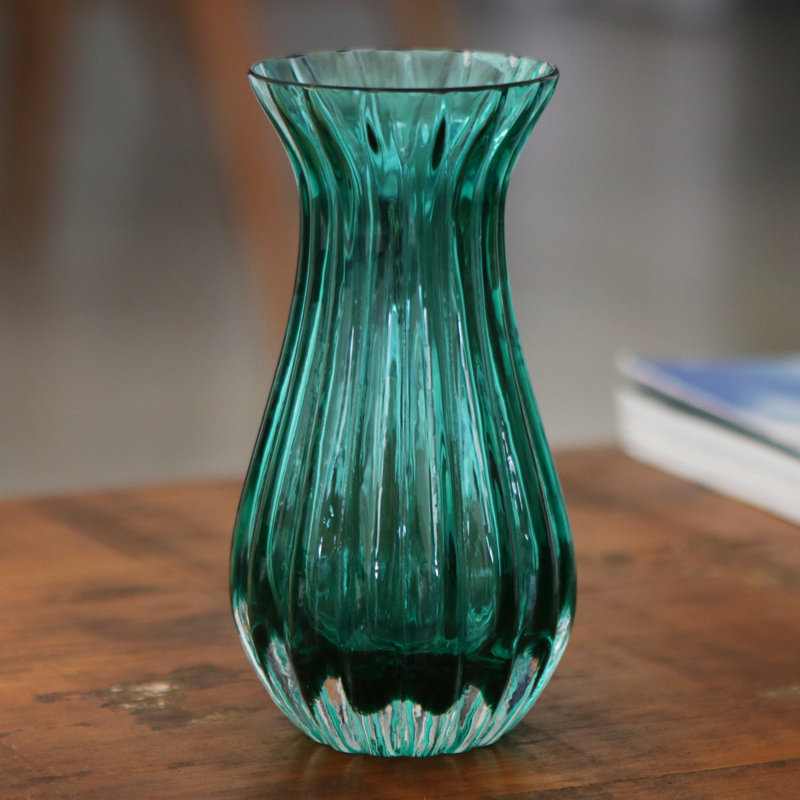 Vase en verre Crystalline