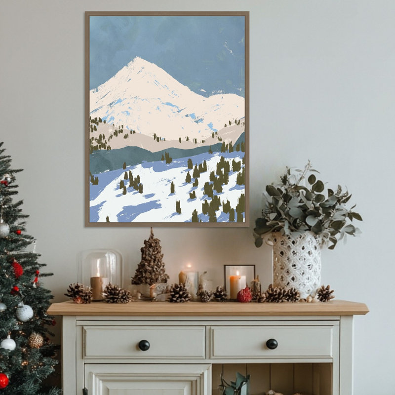«Bunny Slopes II» par Jacob Green, reproduction d'art sur toile encadrée, H 30 po x l 23 po