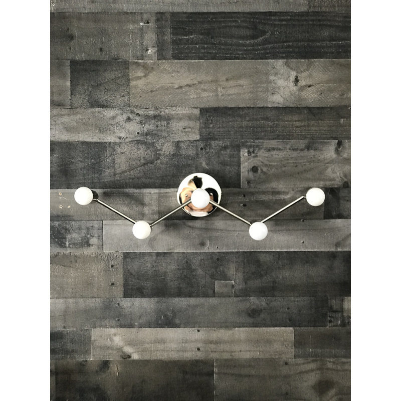 Meera Armed Sconce, Polished Nickel