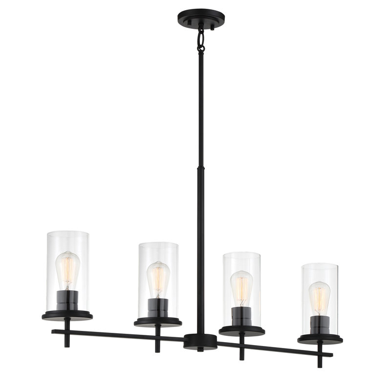 Haisley 4 - Light Kitchen Island Pendant, Coal