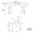 Retro Rock Table Light Luxury Modern Simple 4 - Person Double Pedestal Dining Set-100491835-100491836