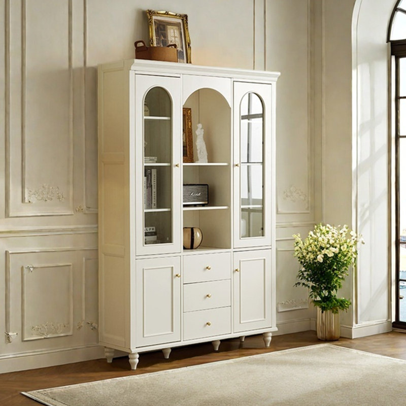 French style romantic storage bookcase