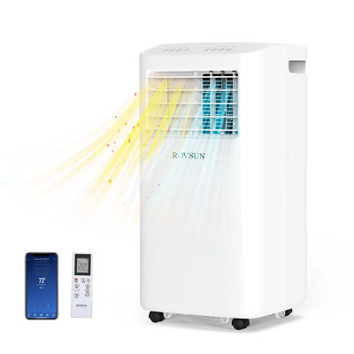 10 000 BTU avec chauffage, télécommande et contrôle WiFi