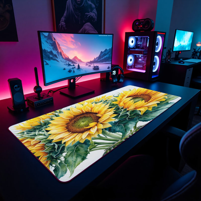Polyester Desk Pad, 23.6x13.8