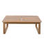 Table de patio d'extérieur en bois