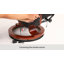 Fauteuil inclinable de massage en cuir chauffant avec repose-pieds-886313506