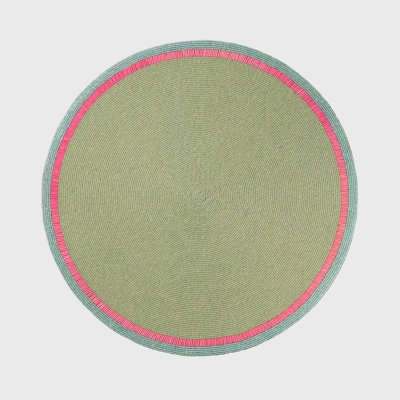 100% Cotton Round Beaded Placemat