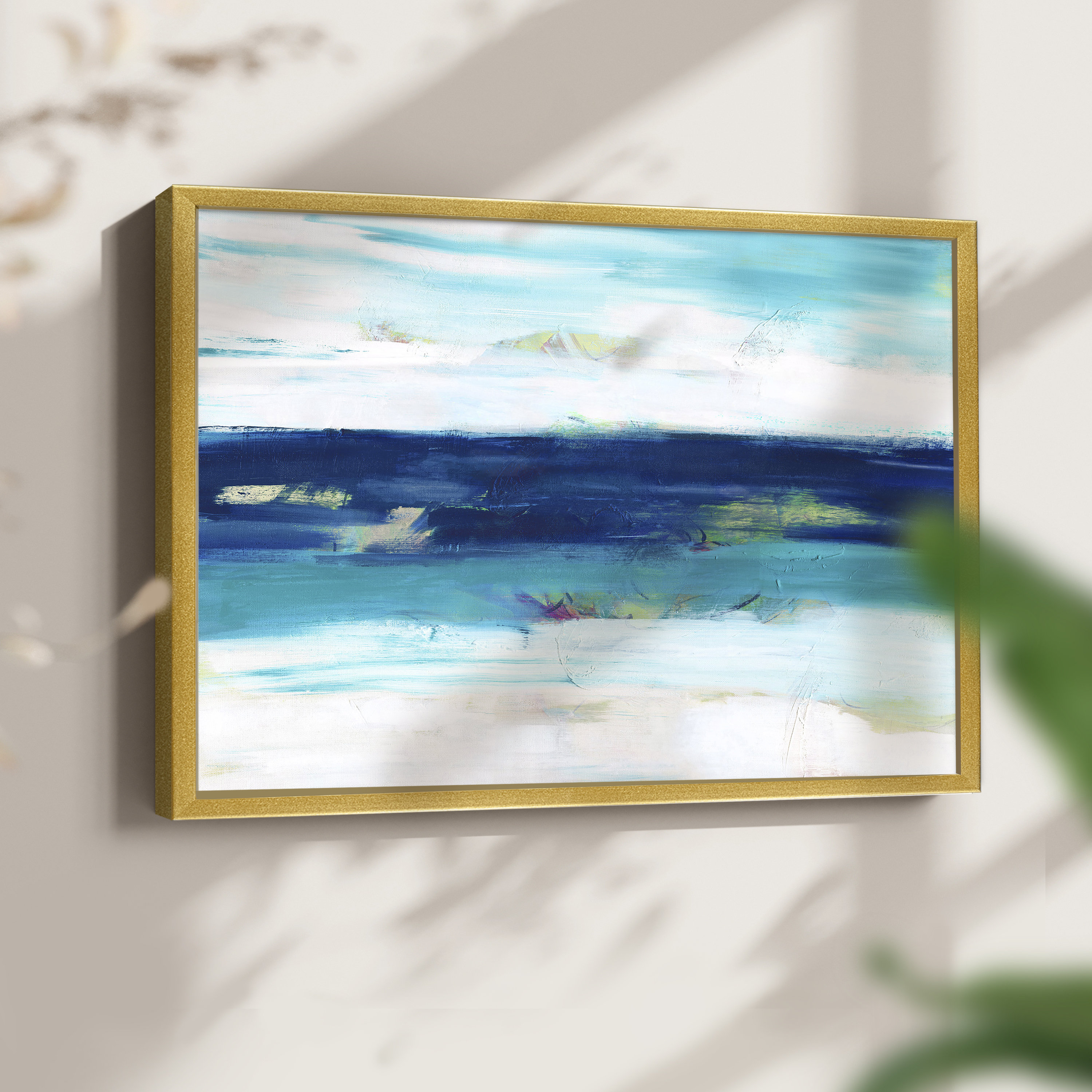 Ebern Designs Above Us Only Sky -Framed Print - Restickable | Wayfair