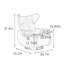 Fauteuil inclinable rotatif fonctionnel Living-1827349342