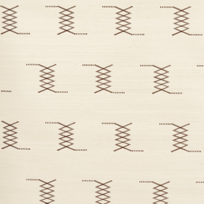 Papier peint brodé Kin Sisal