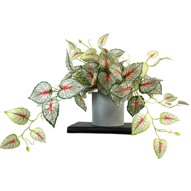 Plantes artificielles avec pot en plastique