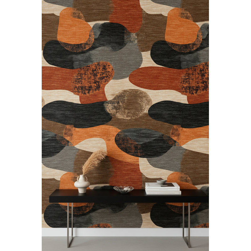 Geometric Wallpaper Abstract Modern Decorative Mural