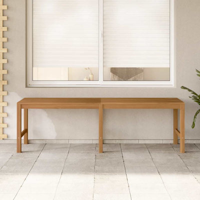 vidaXL Patio Bench, Indoor/Outdoor for Entryway, Garden, Solid Teak Wood by Red Barrel Studio